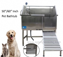 Stainless Steel Walk In Dog Wash Station Competitive 50