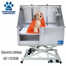 Electric Stainless Steel Walk In Dog Bath 50