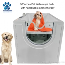 2024 Pet Walk-in SPA Ozone Micro bubble Thermostat Bath 58 inches