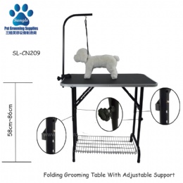 Adjustable Height Folding Portable Grooming Tables for Dogs