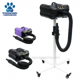 Free standing Pet Grooming Dryer Double Motor 2800w