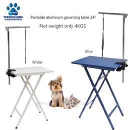 Aluminum Small Pet Grooming table portable 24inches